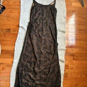 Harrods bejewelled gown